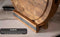 VDN Professionele Snijplank Rond - Acacia Hout met Sapgeul en Handvaten - Ø 38 x 3,8 CM
