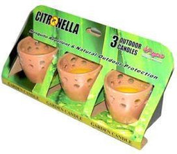 Citronella Terra Cotta Potjes Set van 3