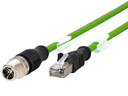 Metz Connect 142M2X15020 - Netwerkkabel CAT 6A S/FTP 2.00 m - Zuurbestendig Groen