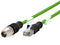 Metz Connect 142M2X15020 - Netwerkkabel CAT 6A S/FTP 2.00 m - Zuurbestendig Groen