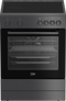 Beko FBM6701A - Vrijstaand Fornuis - 4 Vitroceramic Hob - 9400 W - Anthracite