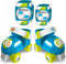 Skids Control Rolschaatsen Met Bescherming Jongens Blauw Maat 23-27
