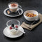Villeroy & Boch Manufacture Rock - Espresso glas - 70 ml - zwart/wit