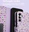iMoshion Hoesje Geschikt voor Samsung Galaxy A14 (5G) / A14 (4G) Hoesje Met Pasjeshouder - iMoshion Design Bookcase smartphone - Meerkleurig / Purple Flowers