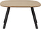 WOOOD Tablo Eettafel met 2-Stand Poot - Eiken - Naturel - 75x130x130