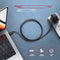 Axagon BUCM2-CM20AB - USB-C naar USB-C kabel - 2 m PD 240 W 5 A - Zwart