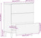 vidaXL - Dressoir - 60x33,5x75 - cm - massief - mangohout
