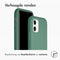 Accezz iPhone 11 - Liquid Silicone Backcover - Schokabsorberend - Donkergroen