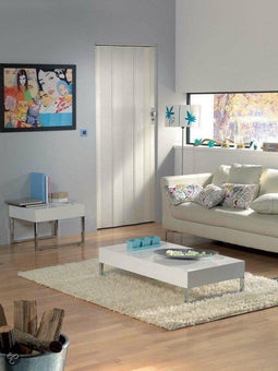 Grossfillex AXIA - Vouwdeur - 205 cm x 84 cm - Wit nerf