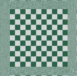 DDDDD Barbeque - Keukendoeken set - Katoen geruit - Groen (6 stuks)