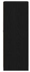 vidaXL - Sideboard - met - LED-lampen - Zwart - Eiken - 41x37x100 - cm