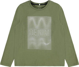 NAME IT NKMBABAK LS TOP - Jongens T-shirt - Lange mouwen - Maat 134-140