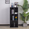 Lp platen opbergkast - opbergen lp vinyl platen - boekenkast - zwart