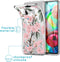 iMoshion Hoesje Geschikt voor Samsung Galaxy A71 Hoesje Siliconen - iMoshion Design hoesje - Roze / Transparant / Cherry Blossom
