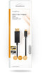 Nedis CCGP64352BK20 - DisplayPort naar USB-C Kabel - 200 cm - Zwart