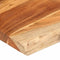 vidaXL - Tafelblad - rechthoekig - natuurlijke - rand - 120x60x3,8 - cm - acaciahout