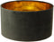 Ronde lampenkap - 25x25x18 - Zwart/goud - Velvet