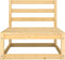 vidaXL - 3-delige - Loungeset - massief - grenenhout