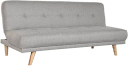 Home ESPRIT - Slaapbank - Scandi ontwerp - Grijs Crème 172 x 80 x 76 cm
