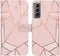 iMoshion Hoesje Geschikt voor Samsung Galaxy S21 Hoesje Met Pasjeshouder - iMoshion Design Softcase Bookcase - Meerkleurig / Pink Graphic