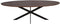 StarFurn Eettafel Ferris Eiken Ovaal 240cm Walnoot