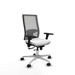 Piqueras y Crespo 3D086N0 - Bureaustoel - Verstelbare hoogte met armleuning - Wit