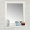 SoBuy Badkamerspiegel Met Plank - Wit - 10x40x49 cm
