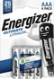 Energizer ENLITHIUMAAAP4 - Batterijen - 1150mAh - Zilver