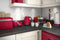 Swan SWKA1020RN Retro Opbergblikken Set van 3 Rood