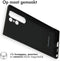 iMoshion Hoesje Geschikt voor Samsung Galaxy S24 Ultra Hoesje Siliconen - iMoshion Color Backcover - Zwart