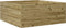 vidaXL - Plantenbak - 110x110x46 - cm - geïmpregneerd - grenenhout