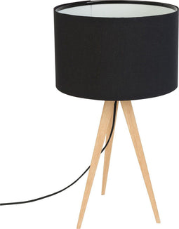 Zuiver Tripod Tafellamp Wood Zwart