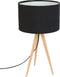 Zuiver Tripod Tafellamp Wood Zwart