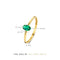 Isabel Bernard - Baguette - Ring 14 karaat goud - Groen (48)
