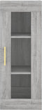 vidaXL - Hangkast - 34,5x34x90 - cm - grijs - sonoma - eikenkleurig