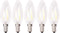 XQLITE - LED Kaarslamp - E14 2 Watt Filament Warmwit 2700K (5 stuks)