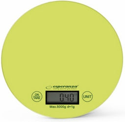 keukenweegschaal Esperanza EKS003G Groen 5 kg