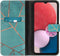 iMoshion Hoesje Geschikt voor Samsung Galaxy A13 (4G) Hoesje Met Pasjeshouder - iMoshion Design Softcase Bookcase - Blauw / Blue Graphic