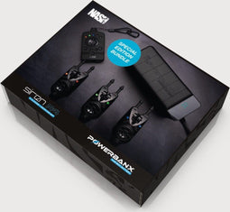 Nash Siren R4 - Alarm Beetmelderset (3+1) - USB oplaadbaar met Powerbanx 80K Hub