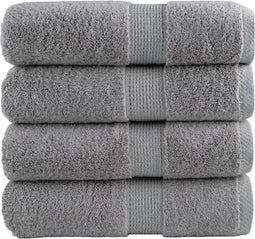 vidaXL - Gastendoekjes - SOLUND - 4 - st - 600 - g/m² - 30x50 - cm - grijs
