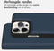 Accezz iPhone 13 Pro - Premium Leather 2 in 1 Wallet Bookcase - Uitneembare backcover - Donkerblauw