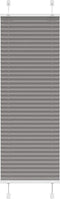vidaXL - Plissé - rolgordijn - 50x100 - cm - stofbreedte - 49,4 - cm - antraciet