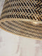 GOOD&MOJO Vloerlamp Java - Bamboe Zwart/Naturel - 175x50x207cm - Modern - Staande lampen voor Woonkamer - Slaapkamer