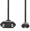 Nedis CEGL11042BK20 - Kabel - Lichtnet (ongeaard) naar IEC 320 - Zwart - 200 cm