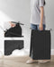 Wassorteerder - Wasmand met 3 afneembare tassen - 44 liter - Zwart (3 stuks)