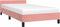 vidaXL - Bedframe - met - hoofdeinde - zonder - matras - 90x200 - cm - fluweel - roze