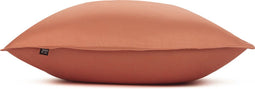Zohome Kussensloop Satinado - Kussenhoes van 60x70 cm - Set van 2 stuks - 100% Katoen-Satijn - Oranje
