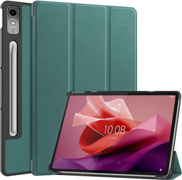 imoshion Tablet Hoes - Geschikt voor Lenovo Tab P12 - Trifold Bookcase - Donkergroen