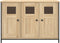 vidaXL - Dressoir - 100x35x70 - cm - bewerkt - hout - sonoma - eikenkleurig