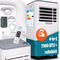 Monzana mobiele airco - 7000 BTU - geschikt voor 20-25 m² - wit